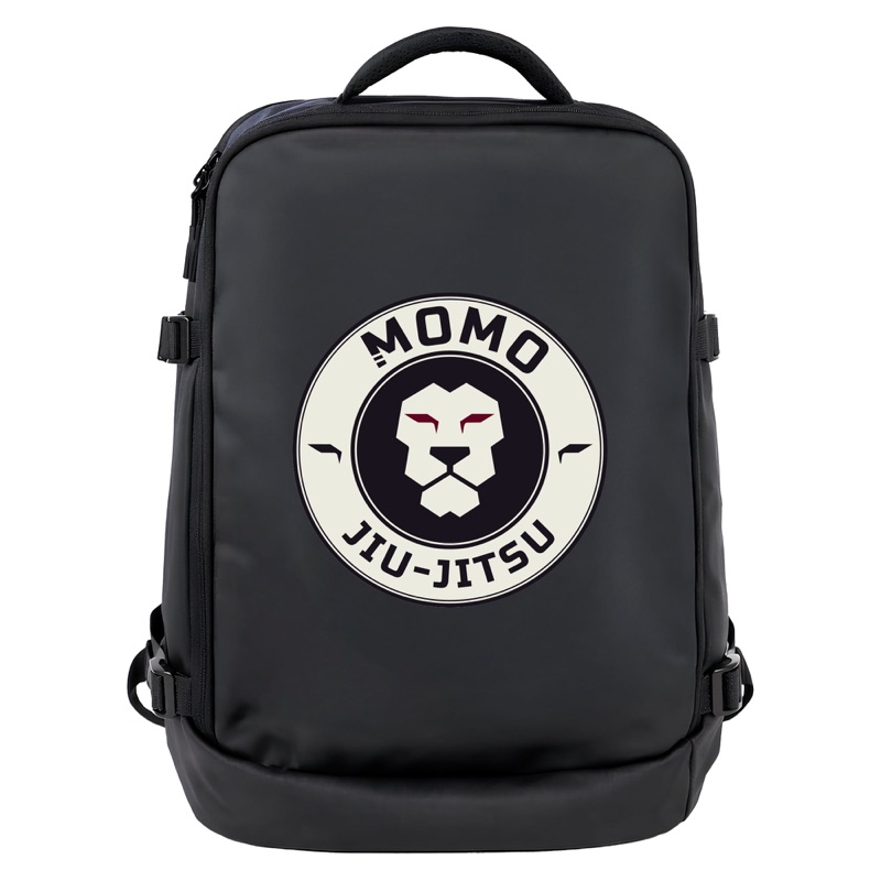 Black MOMO travel backpack